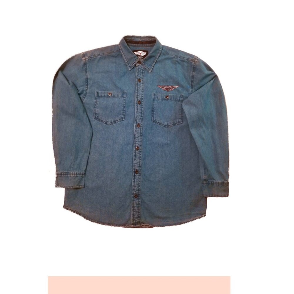 Harley-Davidson Men's Denim LngSlv Button-down Shirt